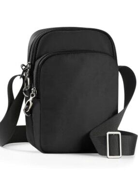 Anti Theft Crossbody Sling Bag with RFID Blocking Zipper Lock Water Resistant